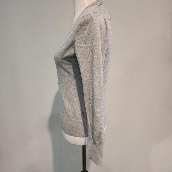 Banana Republic Womens Grau knit Long Sleeve top Size S stretch - Picture 4 of 9